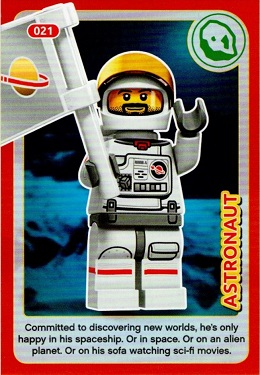 Create the World Incredible Inventions Trading Card #021 Astronaut