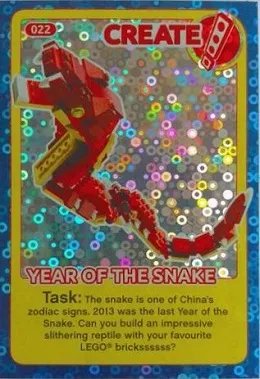 Create the World Incredible Inventions Trading Card #022 Create: Year of the Snake