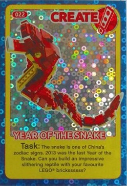 Create the World Incredible Inventions Trading Card #022 Create: Year of the Snake