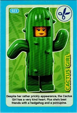 Create the World Incredible Inventions Trading Card #023 Cactus Girl