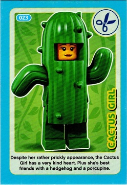 Create the World Incredible Inventions Trading Card #023 Cactus Girl
