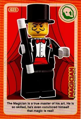 Create the World Incredible Inventions Trading Card #025 Magician