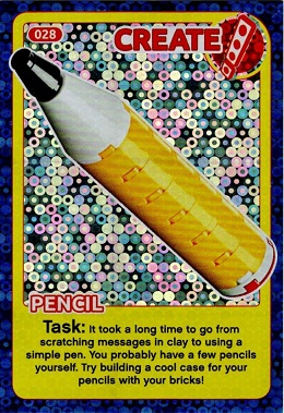 Create the World Incredible Inventions Trading Card #028 Create: Pencil