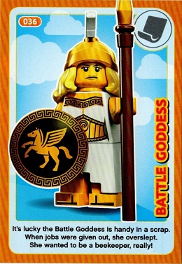 Create the World Incredible Inventions Trading Card #036 Battle Goddess