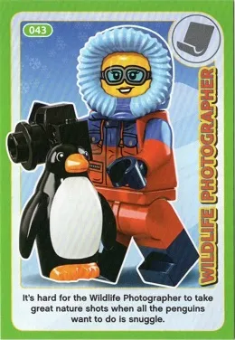 Create the World Incredible Inventions Trading Card #043 Wildlife Photographer