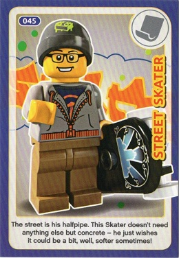 Create the World Incredible Inventions Trading Card #045 Street Skater