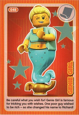 Create the World Incredible Inventions Trading Card #048 Genie Girl
