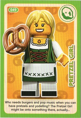 Create the World Incredible Inventions Trading Card #049 Pretzel Girl
