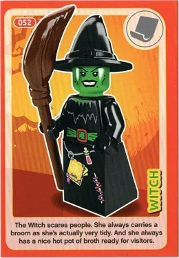 Create the World Incredible Inventions Trading Card #052 Witch