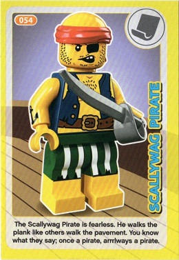 Create the World Incredible Inventions Trading Card #054 Scallywag Pirate