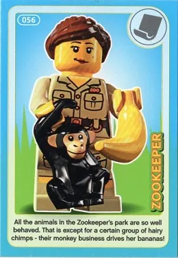 Create the World Incredible Inventions Trading Card #056 Zookeeper