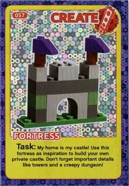 Create the World Incredible Inventions Trading Card #057 Create: Fortress