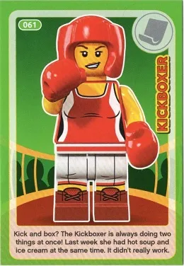 Create the World Incredible Inventions Trading Card #061 Kickboxer