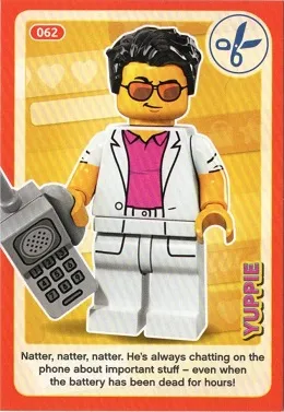 Create the World Incredible Inventions Trading Card #062 Yuppie