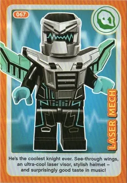 Create the World Incredible Inventions Trading Card #067 Laser Mech