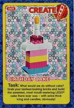 Create the World Incredible Inventions Trading Card #069 Create: Birthday Cake