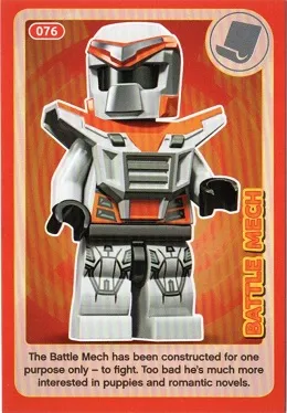 Create the World Incredible Inventions Trading Card #076 Battle Mech