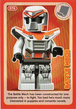 Create the World Incredible Inventions Trading Card #076 Battle Mech