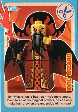 Create the World Incredible Inventions Trading Card #077 Evil Wizard