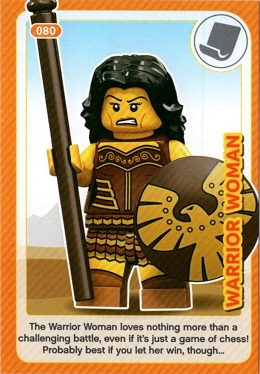 Create the World Incredible Inventions Trading Card #080 Warrior Woman