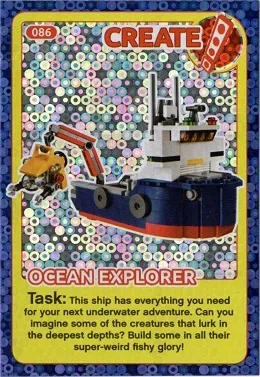 Create the World Incredible Inventions Trading Card #086 Create: Ocean Explorer