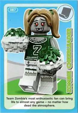 Create the World Incredible Inventions Trading Card #087 Zombie Cheerleader