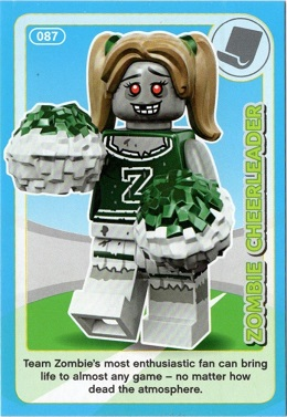 Create the World Incredible Inventions Trading Card #087 Zombie Cheerleader