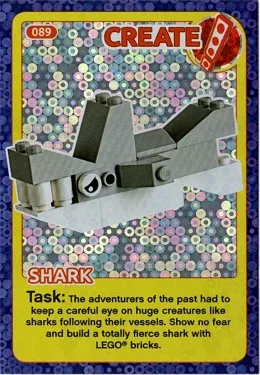 Create the World Incredible Inventions Trading Card #089 Create: Shark
