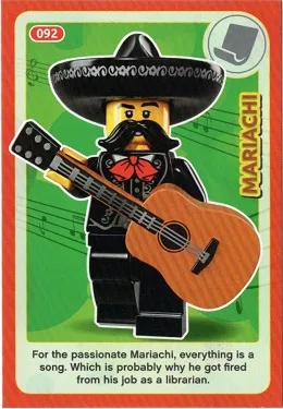 Create the World Incredible Inventions Trading Card #092 Mariachi