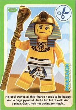 Create the World Incredible Inventions Trading Card #095 Pharaoh