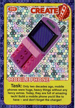 Create the World Incredible Inventions Trading Card #099 Create: Mobile Phone