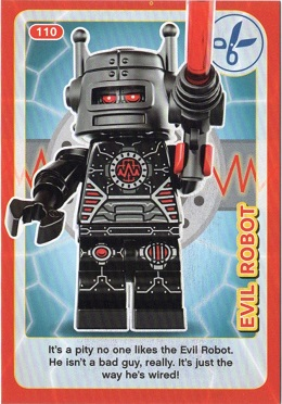 Create the World Incredible Inventions Trading Card #110 Evil Robot