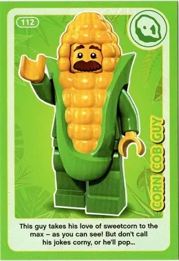 Create the World Incredible Inventions Trading Card #112 Corn Cob Guy