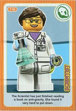 Create the World Incredible Inventions Trading Card #116 Scientist