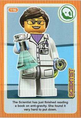 Create the World Incredible Inventions Trading Card #116 Scientist