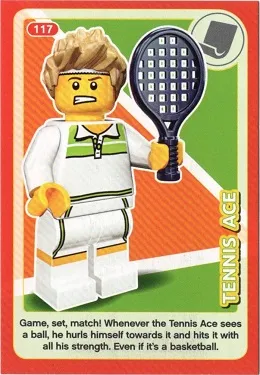 Create the World Incredible Inventions Trading Card #117 Tennis Ace