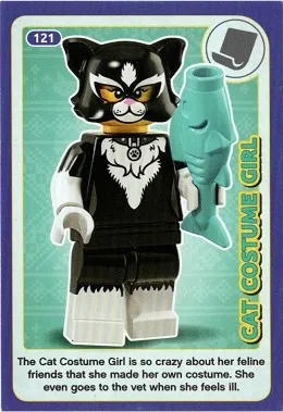 Create the World Incredible Inventions Trading Card #121 Cat Costume Girl