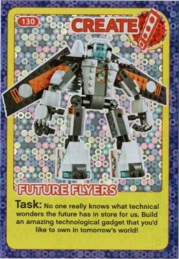 Create the World Incredible Inventions Trading Card #130 Create: Future Flyers