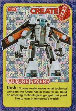 Create the World Incredible Inventions Trading Card #130 Create: Future Flyers