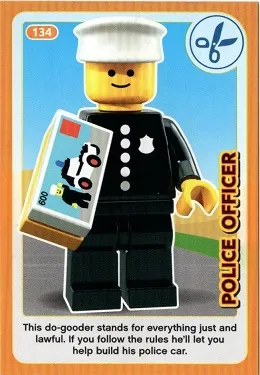 Create the World Incredible Inventions Trading Card #134 Police Officer