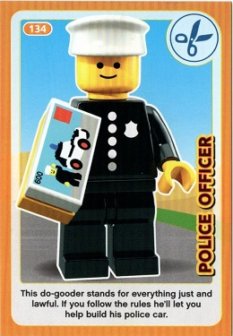 Create the World Incredible Inventions Trading Card #134 Police Officer