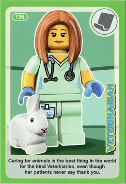 Create the World Incredible Inventions Trading Card #136 Veterinarian