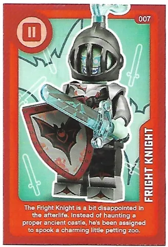 Create the World Living Amazingly Trading Card #007 Fright Knight
