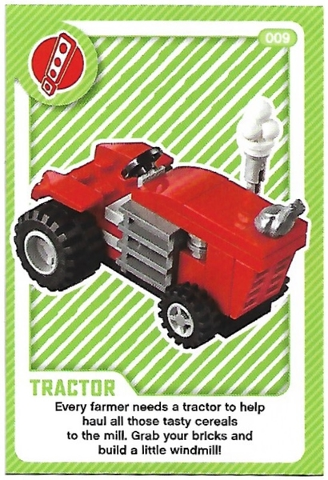 Create the World Living Amazingly Trading Card #009 Tractor