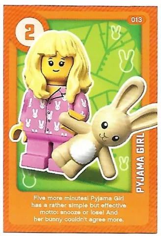 Create the World Living Amazingly Trading Card #013 Pyjama Girl