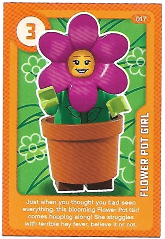 Create the World Living Amazingly Trading Card #017 Flowerpot Girl