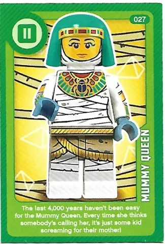 Create the World Living Amazingly Trading Card #027 Mummy Queen
