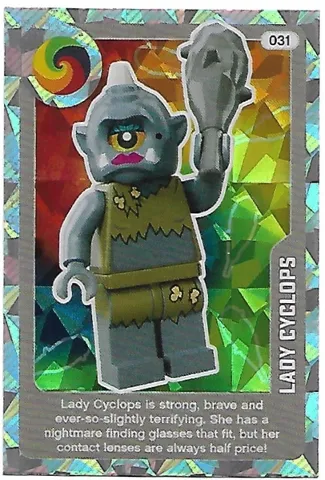 Create the World Living Amazingly Trading Card #031 Lady Cyclops