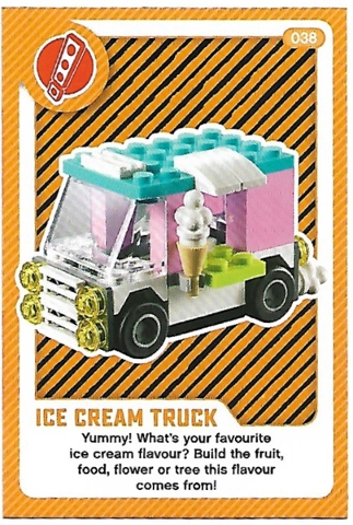 Create the World Living Amazingly Trading Card #038 Ice Cream Truck