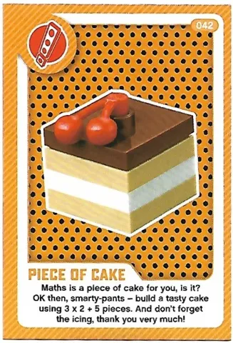 Create the World Living Amazingly Trading Card #042 Piece of Cake